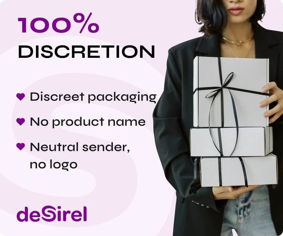 100% discreet shipping, discreet packaging – neutral sender, no product name, fully sealed parcel | Desirel.ie Sex shop Ireland