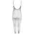 NO:XQSE - Open Net Bodysuit (Black) - XL/XXL