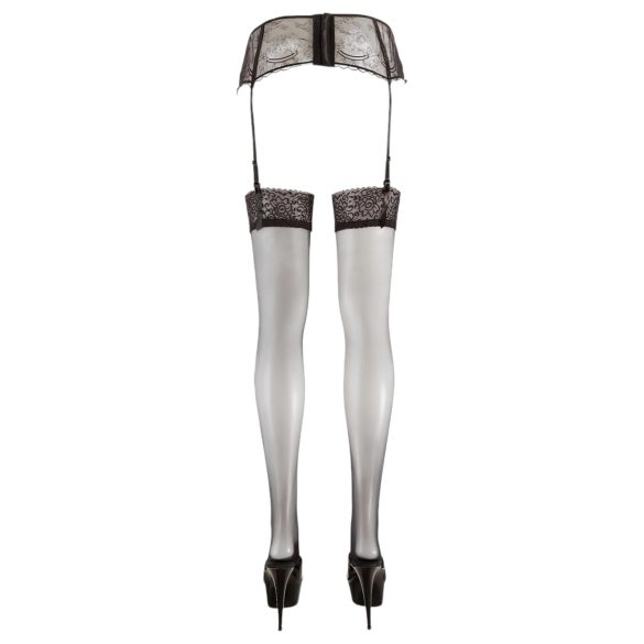 Cottelli - Lace Stockings (Black) - 3/L