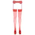 Cottelli - Red Lace Stockings - 5/XL