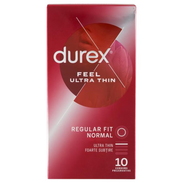 Durex Feel Ultra Thin - Ultra Realistic Condoms (Pack of 10)