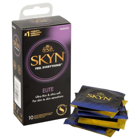 Manix SKYN Elite - Ultra-Thin Non-Latex Condoms (Pack of 10)
