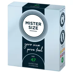 Mister Size Thin Condom - 47mm (Pack of 3)