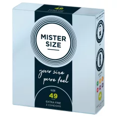 Mister Size Ultra-Thin Condoms - 49mm (3-Pack)