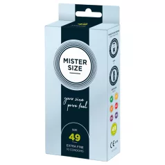 Mister Size Ultra-Thin Condoms - 49mm (Pack of 10)