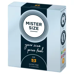 Mister Size Ultra-Thin Condoms - 53mm (3 Pack)