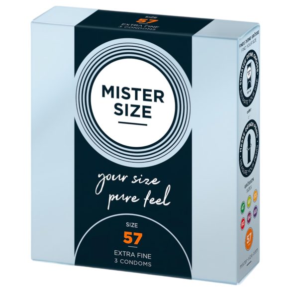 Mister Size Thin Condoms - 57mm (3-pack)
