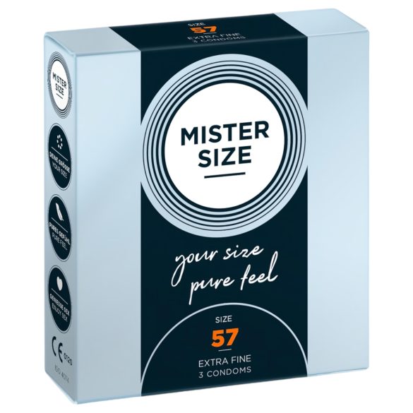 Mister Size Thin Condoms - 57mm (3-pack)