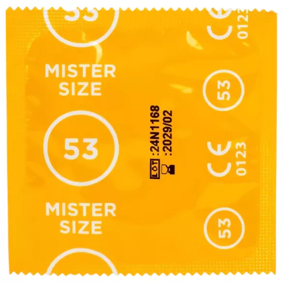 Mister Size Condom Test Pack with Size Guide - 3 Pieces
