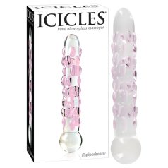 Icicles No. 7 - Beaded Glass Dildo