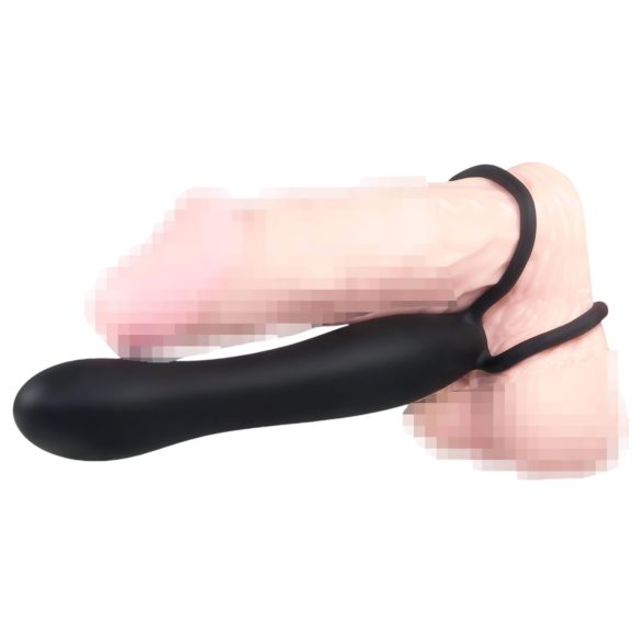 You2Toys - Black Special Anal Dildo & Cock Ring Combo