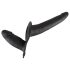 You2Toys - Black Silicone Strap-On Duo Dildo
