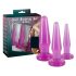 You2Toys - Purple Anal Training Plug Set - 3 Pieces
