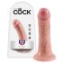 King Cock 6" Dildo (15 cm) - Natural