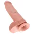 King Cock 10" Large Realistic Dildo (Natural)