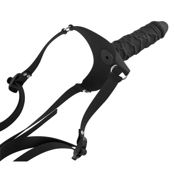 You2Toys - Silicone Strap-On - Wearable Dildo (Black)