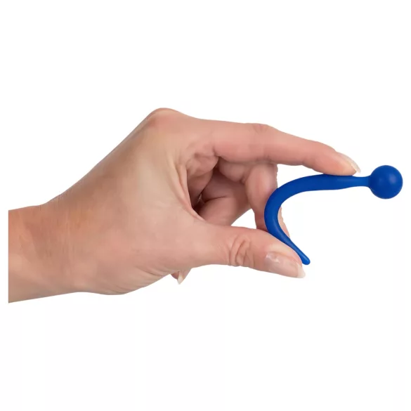 Sperm Stopper Silicone Dilator with Ball Tip (Blue)