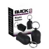 Black Velvets - metal‑ring nipple sucker (black)