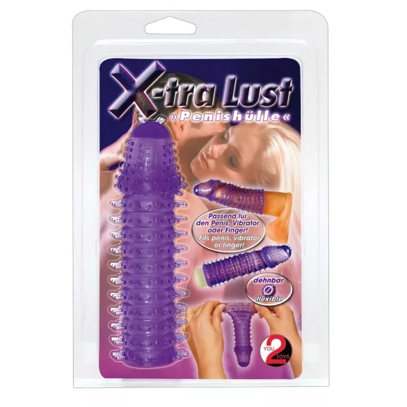 You2Toys - X-tra Pleasure Purple Penis Sleeve