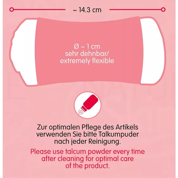 Nature Skin - Real Feel Masturbator for Him (Natural-Black)