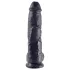 King Cock 10" Realistic Dildo (25 cm) - Black