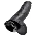 King Cock 12" Large Black Dildo with Balls (30 cm)