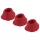Womanizer Premium M Replacement Suction Set - Red (3 pieces)