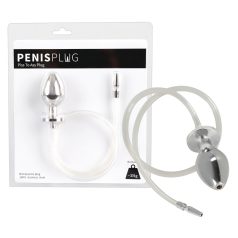 "Hollow Anal Plug with Urethral Expander"