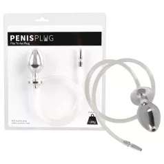   You2Toys - Piss to Ass Plug - hollow anal plug with urethral dilator