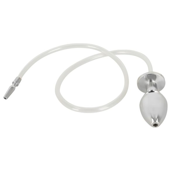 "Hollow Anal Plug with Urethral Expander"