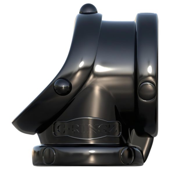 Fantasy Rock Hard - Penis Ring & Scrotum Stretcher (Black)