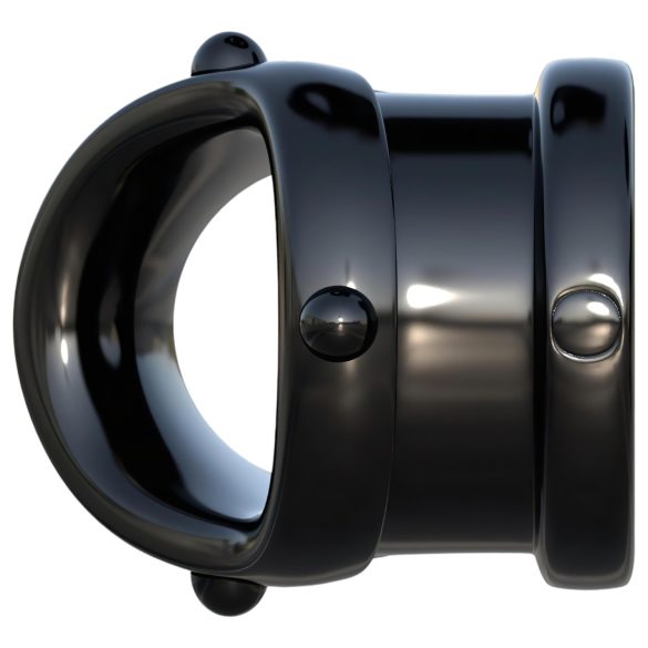 Fantasy Rock Hard - Penis Ring & Scrotum Stretcher (Black)