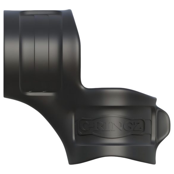 Fantasy Mr. Big - Black Silicone Penis and Testicle Ring Set