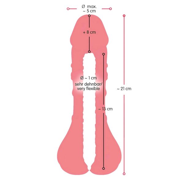 Nature Skin - 2in1 Realistic Stroker & Sleeve (Natural)