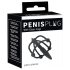 Silicone Glans Cage with Dilator (Black)