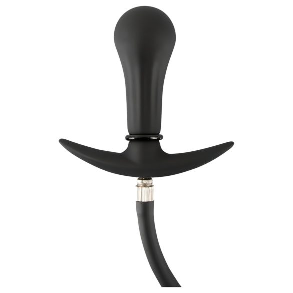 You2Toys - Black Inflatable Beaded Anal Plug