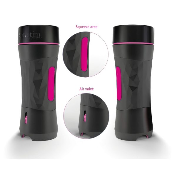 Mystim OPUS Mica - Realistic Stroker (Natural-Black)