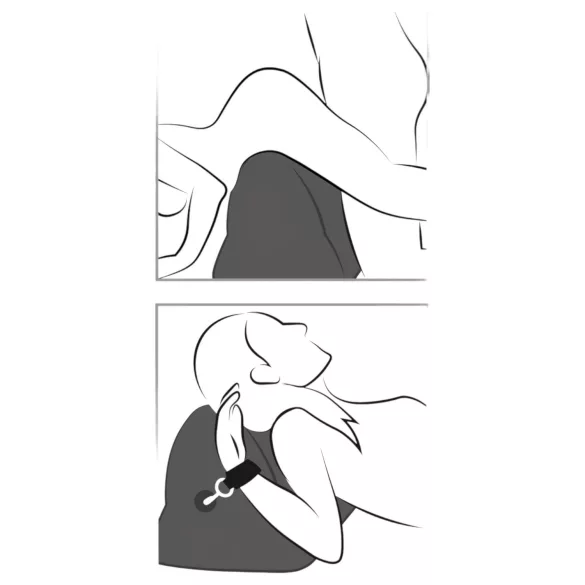 You2Toys Love Cushion - Inflatable Black Romance Pillow Set