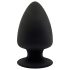 Silexd M - Flexible Anal Plug - 11cm (Black)