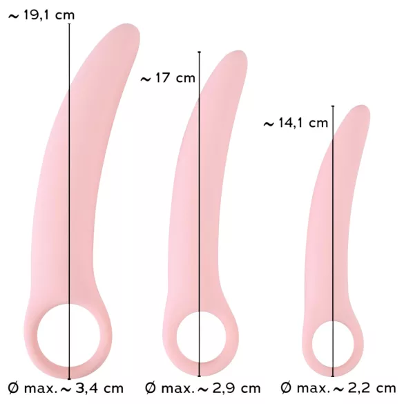 Smile Vaginal Trainers - Vaginal Trainer Set in 3 Sizes (Pelvic Floor Strengthener)