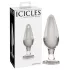 Icicles No. 26 - tapered glass anal plug (clear)