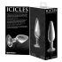 Icicles No. 26 - tapered glass anal plug (clear)