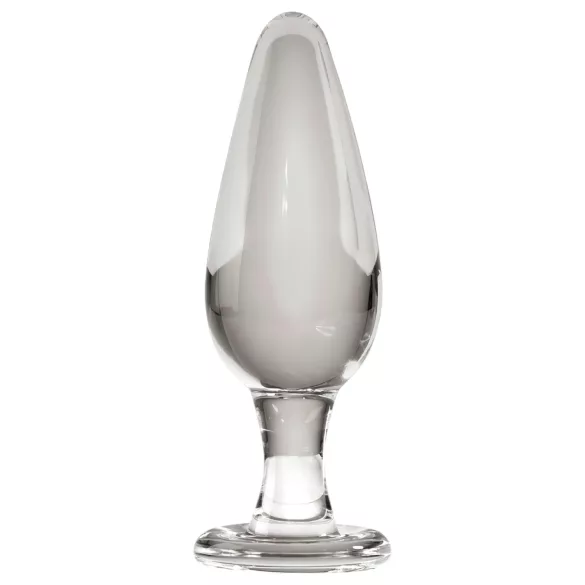 Icicles No. 26 - tapered glass anal plug (clear)
