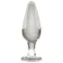 Icicles No. 26 - tapered glass anal plug (clear)