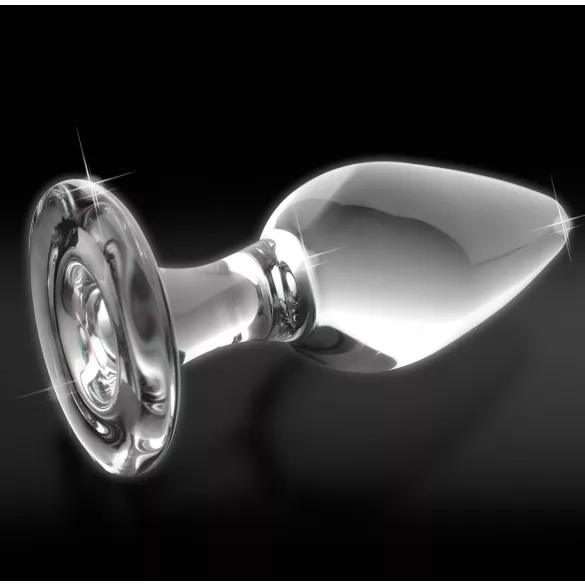 Icicles No. 26 - tapered glass anal plug (clear)