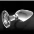 Icicles No. 26 - tapered glass anal plug (clear)