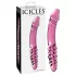 Icicles No. 57 - Double-Ended Pink Glass Dildo
