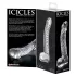 Icicles No. 61 - Elegant Glass Dildo with Textured Bulbs (Clear)