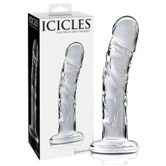 Icicles No. 62 - Transparent Glass Dildo