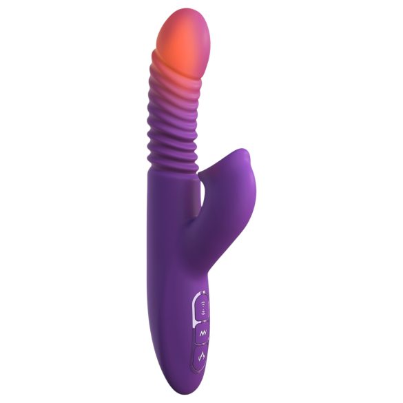 Fantasy For Her - 3in1 Thrusting Vibrator with Warming Feature (Purple)